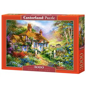 Castorland Hobby Puzzle Panoramique Forest Cottage
