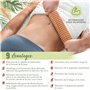 MagicBeech Rouleau de massage en 100% bois de hêtre - rouleau de massage en bois avec poignée appareil de massage contre la cell