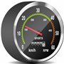 Retoo Compteur de vélo pour vélo et Ordinateur étanche mécanique analogique avec données précises rétro Compteur de Vitesse Acce