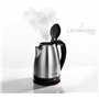Lehmann Bouilloire électrique en acier inoxydable 1,8 L, puissante bouilloire électrique 2200W, pour bébé, thé, café, arrêt auto