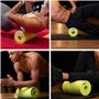 Fizyo Rouleau de fascia pour le fitness, le yoga et la rééducation, rouleau d'automassage pour le dos et la colonne vertébrale,