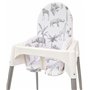 Coussin rembourré universel pour chaise haute pour enfant compatible avec le modèle Ikea Antilop – Animaux du safari