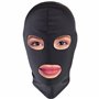Cagoule Bdsm avec 3 trous pour les yeux et la bouche S/M spandex noir Jouet Sexualité Couple Jeux Sexuelle Adulte Accessoires Se