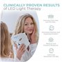 Nourished Bodynskin Masque LED visage et cou avec infrarouge proche - Luminothérapie bleue, rouge pour le visage - 228 LED - Out