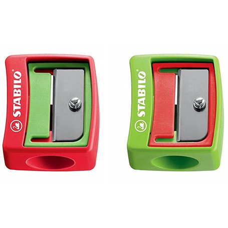Stabilo Taille-crayon en plastique pour crayons extra épais rot/hellgrün