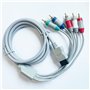 Jerilla Câble Composante Wii vers HDTV, Câble AV HD Câble Audio Vidéo 1.8m RGB Câble Composant YPrPb Compatible avec Nintendo WI