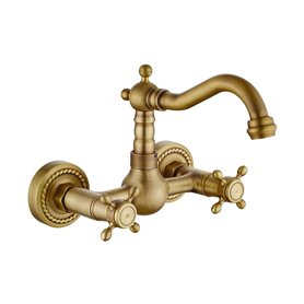 Robinet de cuisine mural vintage pivotant à 360° style européen maison décoration mini maliste en cuivre mural robinet de cuisin Robinet de cuisine mural vintage pivotant à 360° style européen maison décoration mini maliste en cuivre mural robinet de cuisin