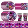 Vaisselle de fête Monster 51pcs Monster Ensemble De Vaisselle