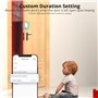 SONOFF SNZB-04P ZigBee Capteur de Porte et Fenêtre sans Fil, Détecteur Ouverture Porte, Alarme Maison sans Fil, Compatible avec 