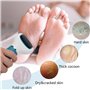 Towinle Râpe Electrique Express Soin des Pieds Usure des Pieds Réparation Broyage Exfoliation Anti-Callosités avec 2 Rouleaux de