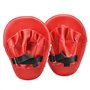 Queta 1 Paire de Pattes d'Ours Boxe en Cuir Bouclier Courbe pour l'Entraînement de Sport de Combat,ntraînement de Boxe Tækwondo 
