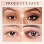 Skynest Crayon d'ombre à paupières 8 couleurs - Pearl Matte - Fine Glitter - Smooth Creamy Nude - Pour le visage et les yeux - C