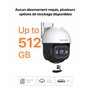 Tenda Caméra Surveillance WiFi Extérieure CH3-360° Camera IP, 3MP avec Vision Nocturne Couleur, Audio Bidirectionnel, Détection