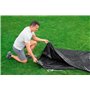 Bâche 4 saisons 401 cm pour piscine hors sol ronde diamètre 396 cm ou 360 cm