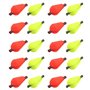 Create idea 20 Pièces Flotteur de Pêche à La Mouche en Mousse Indicateur de Frappe Goutte d'eau Bobber Accessoire Fluorescent Ja