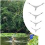 Create idea 35x émerillons de Pêche à 3 Voies en Acier Inoxydable Adaptés à La Pêche en Mer à La Carpe Ou à La Mouche (7 Tailles
