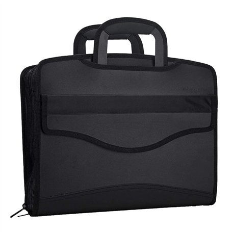 LY® Sac d'Affaires MultiFonction Grande Capacité Pour Homme Commercial Trieur A4 Serviette Porte-documents Sacoche Pour MacBook