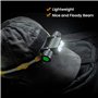 weneasker Lampe frontale rechargeable H25S LED super lumineuse 1200 lumens avec 7 modes, étanche IPX6 pour le travail, la randon