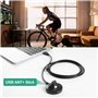 CooSpo clé ant+ pour Zwift, ANT+ USB Stick Dongle compatible avec Garmin Forerunner Sunnto PerfPRO Studio Rouvy BKOOL CycleOps V
