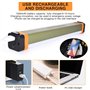 Barre lumineuse magnétique pour tente, lampe magnétique rechargeable, 4 modes 400 lumens, lampe de camping rechargeable par USB