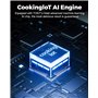 TOKIT Omni Cook Roboter Tout-en-un Cuisine Multifonction Robot Patissier 21 Modes de Cuisine Intégré 7 '' Ecran Tactil Guide de 