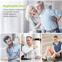 AUVON TENS electrostimulation appareil, un stimulateur musculaire anti-douleur rechargeable, avec 24 programmes d'entraînement, 