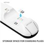 NiTHO Chargeur Manette PS5, Station de Charge Compatible avec Manettes PS5 & Edge, Station de Rechargement Rapide pour 2 Manette