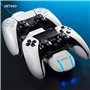 NiTHO Chargeur Manette PS5, Station de Charge Compatible avec Manettes PS5 & Edge, Station de Rechargement Rapide pour 2 Manette