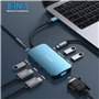 vers 3 Ports USB 3.0/100 W/Audio auxiliaire 3