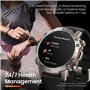 Amazfit Falcon, 49 mm, Montre Connectée Homme, Montre GPS Multisports avec Bi-Bande, 150+ Modes Sportifs, 20 ATM, Montre Connect
