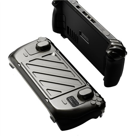 Skull & Co. Stand Grip GripCase Front Cover Bundle for Steam Deck/OLED: Protective Case with Textured Grips Full Protection with