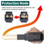 YIHUA Kit de soudure plastique portable avec lumière LED 200 agrafes chaudes pour la réparation de fissures plastiques, réparati