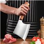 MLG Tools Couteau à os, couteau hachoir à viande, pour les gros os et la viande congelée