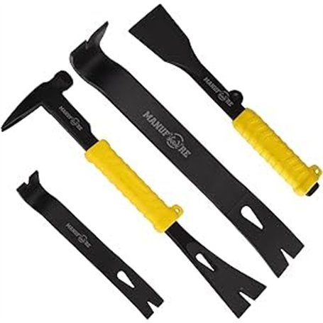 MANUFORE Lot de 4 pièces Pieds-de-biche Professionnels