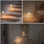 Veilleuse LED, Lot de 2 Veilleuse Detecteur de Mouvement Avec 3 Modes de Couleur (Chaud et Blanc et Mixte), Veilleuse Rechargeab