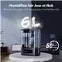 Humidificateur d'Air Chambre Silencieux avec Trois Modes et Fonction Température Con