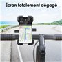 Support Telephone Moto Velo, Porte Telephone Velo, Support Téléphone Vélo à 360° Rotation, Estralia Support Telephone Trotinette