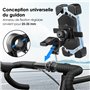 Support Telephone Moto Velo, Porte Telephone Velo, Support Téléphone Vélo à 360° Rotation, Estralia Support Telephone Trotinette