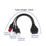 The Lord of the Tools Câble de Diagnostic OBD2 3 4 5 Broches Adaptateur de Lecteur de Code d'erreur OBD Outils de Diagnostic du