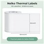 Étiquettes thermiques pour étiqueteuse Nelko PM220 - 50 x 80 mm - Imperméable - Ruban d'étiquettes multi-usages - 1 rouleau de 1