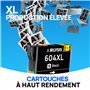 AIRLYSIS 604XL Cartouches Compatibles pour Epson 604 pour Cartouche Epson XP 2200 pour Expression Home XP-2205 XP-3200 XP-3205 X