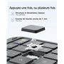 Inateck Clavier pour iPad 10 EME Gen/11eme Gen A16 2025 11 Pouces,Ultraléger Coque Clavier iPad Air 11" M3/M2 (2025/2024), Air 5