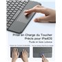 Inateck Clavier pour iPad 10 EME Gen/11eme Gen A16 2025 11 Pouces,Ultraléger Coque Clavier iPad Air 11" M3/M2 (2025/2024), Air 5