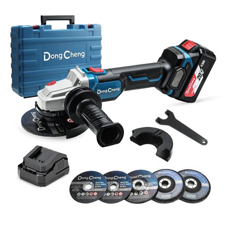 DongCheng Meuleuse d'angle sans fil 18 V