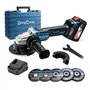 DongCheng Meuleuse d'angle sans fil 18 V