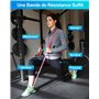 Victoper Bande Elastique Musculation(Lot de 3) Élastique Musculation Traction avec 3 Niveaux de Résistance,d'ancrage de Porte,Ba