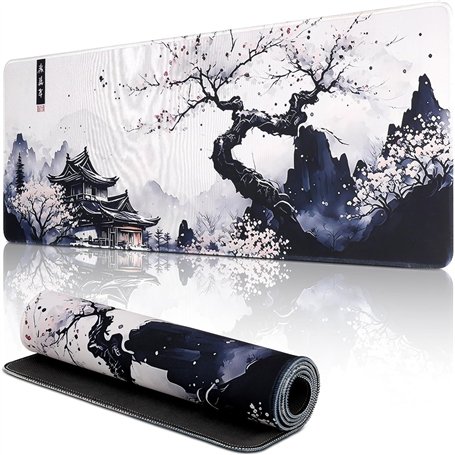 Tapis de souris blanc japonais