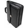Maleta Porte-Pocuments en éco-cuir pour ordinateur portable avec bandoulière MA32 Noir