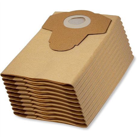 10 Sacs d'aspirateur Parkside - 20 L PNTS 1300 - Coloris Marron 906-05 - Pour aspirateur sec / humide