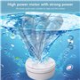 keshow Laveuse à Turbine Portable 60W Abs USB Pise Type de Tour Penchée Mini Laveuse à Ultrasons pour Vêtements sous-vêtements